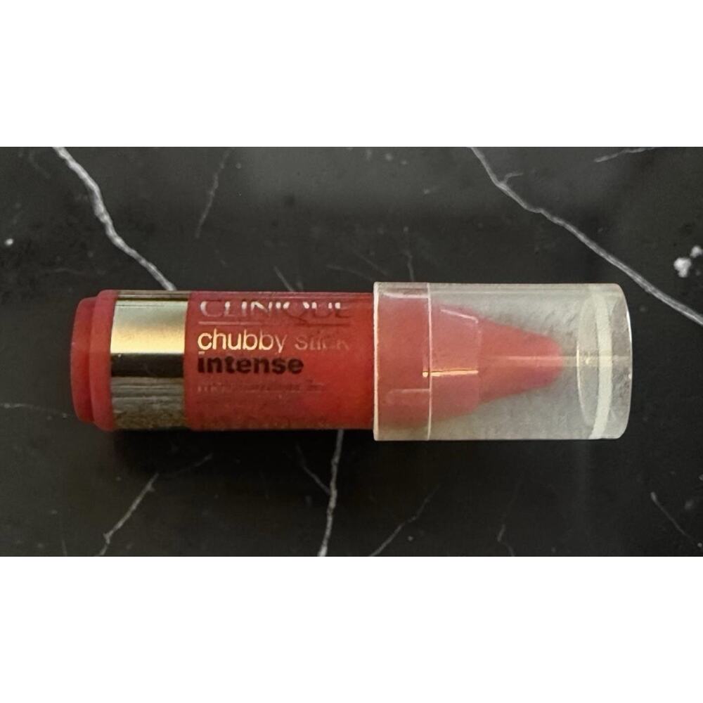 CLINIQUE Chubby Stick Intense Colour Balm 05 PLUSHEST PUNCH ~ SAMPLE SIZE / NWOB